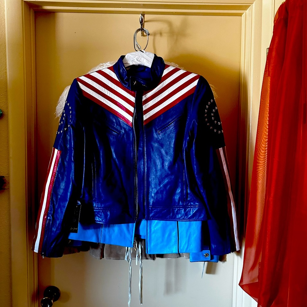 Ladies Red, White & Blue Jacket